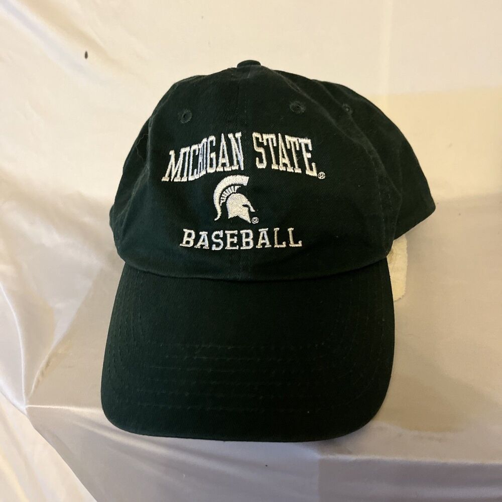 Michigan State Baseball Green Ball Cap Adjustable Hat